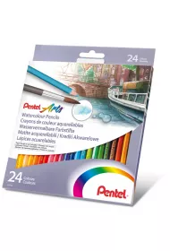Pentel Kredki akwarelowe 24 kolor�w