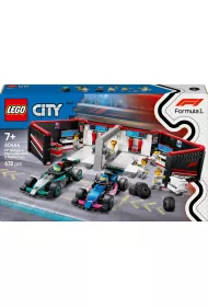 LEGO City F1® Gara i bolidy Mercedes-AMG i Alpine 60444