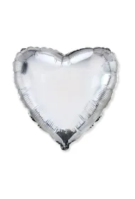 Godan Balon foliowy Serce srebrne 46cm