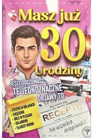 Yeku Karnet Urodziny 30