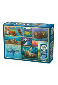 Puzzle 500 Zwierz�ta Alaski 113771 Cobble Hill