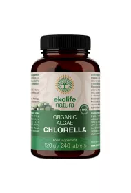 Ekolife Natura Ekologiczna Chlorella 500 mg Suplement diety 240 tab. Bio