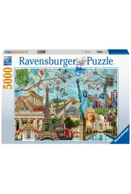 Puzzle 5000 el. Du�e miasta Ravensburger