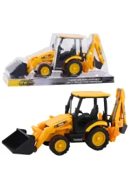 Koparka z dwiema �y�kami ��ta LeanToys