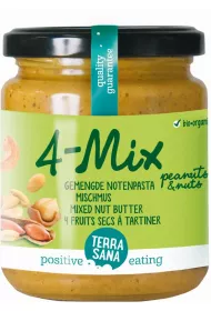 Terrasana Krem orzechowy mix (4 orzechy) 250 g Bio