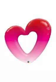 Godan Balon foliowy Pink Ombre Heart 107cm