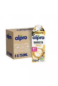 Alpro Barista do kawy - Napj Owsiany bez dodatku cukru Zgrzewka 8 x 750 ml