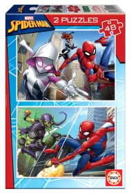 Puzzle 2 x 48 el. Spider-Man Educa