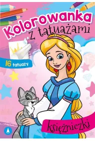 Kolorowanka z tatua�ami. Ksi�niczki