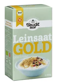 Bauck Hof Len z�oty mielony bezglutenowy 200 g Bio