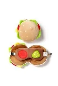 Puckator Poduszka podr�na i maska na oczy Fast Food Burger