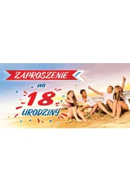 AbCard Zaproszenie na 18 Urodziny Z167 (5 szt)
