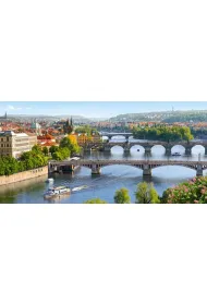 Puzzle 4000 el. Vltava Bridges in Prague Castorland
