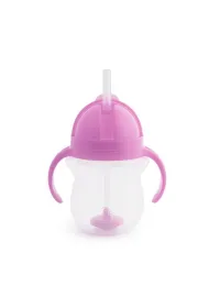 Kubek Munchkin niekapek ze s�omk� 207ml fioletowy