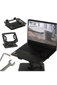 Podstawka pod laptopa regulowana 360° stolik pod laptopa ergonomiczny czarny