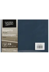 Argo Koperta C6 NK granatowa g�adka op10szt GALERIA PAPIERU 282211