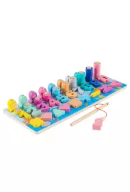 Montessori. Drewniana zabawka edukacyjna Smily Play