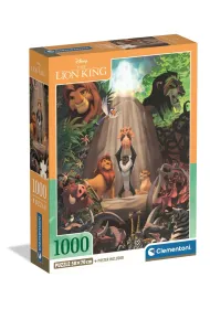 Puzzle 1000 el. The Lion King compact Clementoni