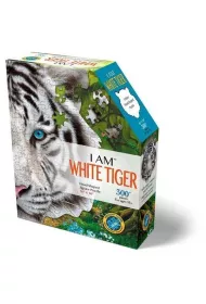 Puzzle konturowe 300 I am - Bia�y Tygrys Madd Capp