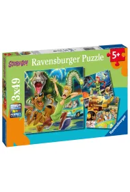 Puzzle dla dzieci 3x49 el. Scooby Doo Ravensburger