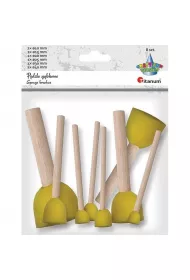 Hasta P�dzle g�bkowe okr�g�e mix 8 szt.