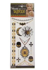 Arpex Tatua�e metaliczne halloweenowe