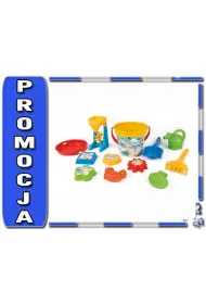 Komplet do piasku 12 el. mix Wader