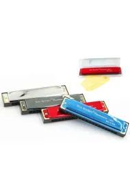 Harmonijka 24 tony w plastikowym etui MIX