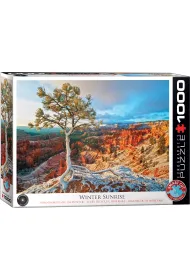 Puzzle 1000 el. Zimowy wsch�d s�o�ca Eurographics