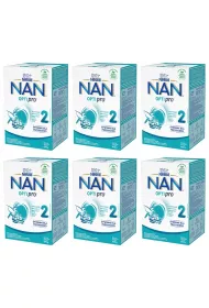 Nestle Nan Optipro 2 Mleko nastpne dla niemowlt po 6 miesicu Zgrzewka 6 x 650 g