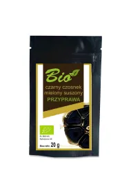 Przetwory Z Natury Czarny czosnek mielony suszony 20 g Bio