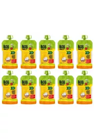 Bob Snail Smoothie mango-kokos-cytryna bez dodatku cukru zgrzewka 10 x 120 g