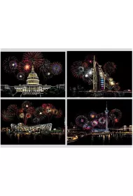 Twoje Hobby Fireworks. Magiczna zdrapka - wydrapywanka 21.0 x 29.5 cm