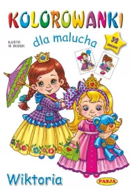 Kolorowanka dla malucha. Wiktoria