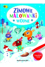 P�dzelkiem i wod�. Zimowe malowanki wodne