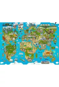Puzzle 1000 el. 8-BIT Mapa �wiata Bopster