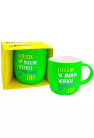 Kukartka Kubek neonowy Ludzie w moim wieku