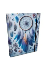 EV-Corp Notes B6 z gumk� Soft Touch �apacze Blue kratka 96 kartek