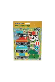 Puzzle Poci�g drewniany z akcesoriami Adar