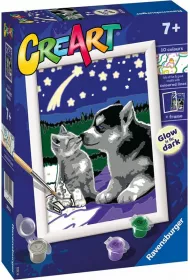 Malowanie po numerach CreArt - Przyjaciele na zawsze Ravensburger