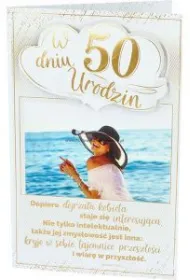 AbCard Kartka okoliczno�ciowa Urodziny 50 PS14