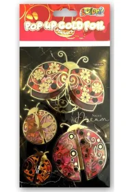 Naklejki foliowe Gold Ladybugs PENMATE