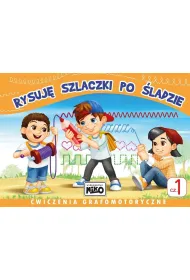 Rysuj� szlaczki po �ladzie. �wiczenia grafomotoryczne. Cz�� 1