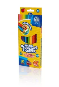Astra Kredki owkowe z gumk 12 szt.