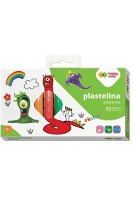 Happy Color Plastelina szkolna okr�g�a 10 szt.