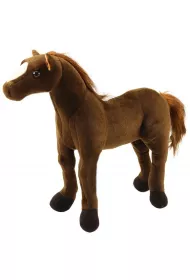 Ko� ciemnobr�zowy 40x37cm LeanToys