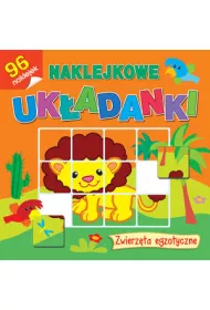 Naklejkowe ukadanki. Zwierzta egzotyczne