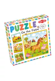 Moje pierwsze puzzle 4 x 6 el. Farma Tactic