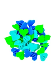 Koraliki na szprychy - Serce niebieckie Be-Happy Gifts
