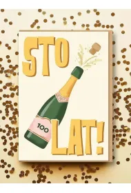 Nadwyraz.com Karnet okoliczno�ciowy Sto lat